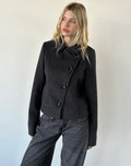 Niloufar Jacket in Wool Dark Grey